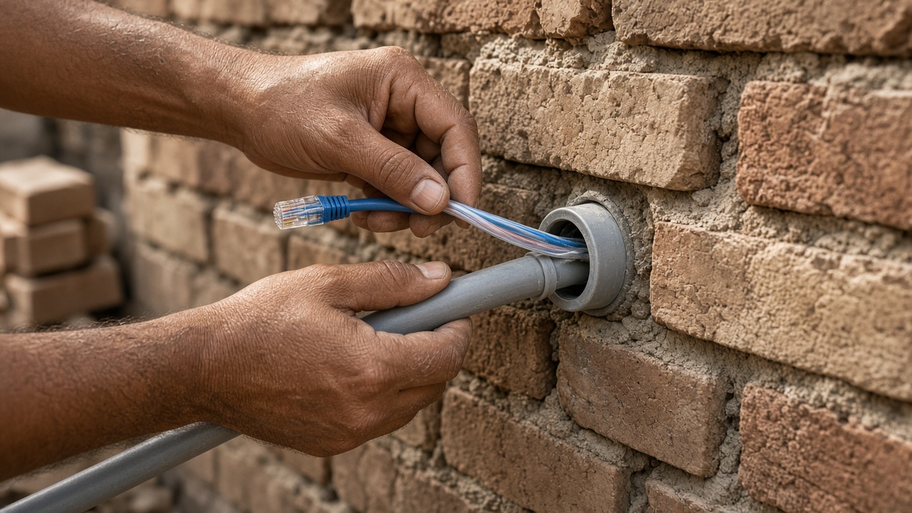 Smart home conduit planning during construction Saravanampatti