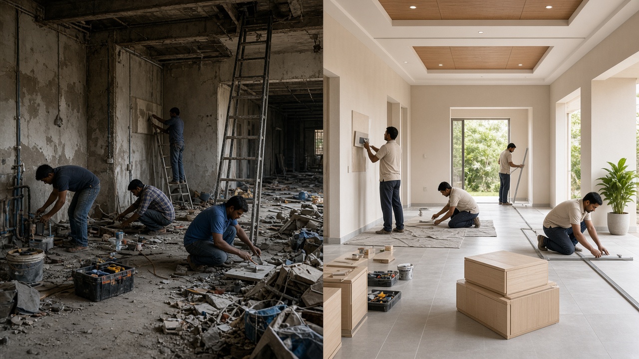 Multi-vendor gaps in home construction and smart installs